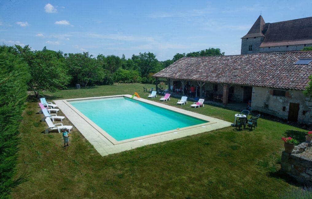 Chateau De Goudourville Vila Exterior foto
